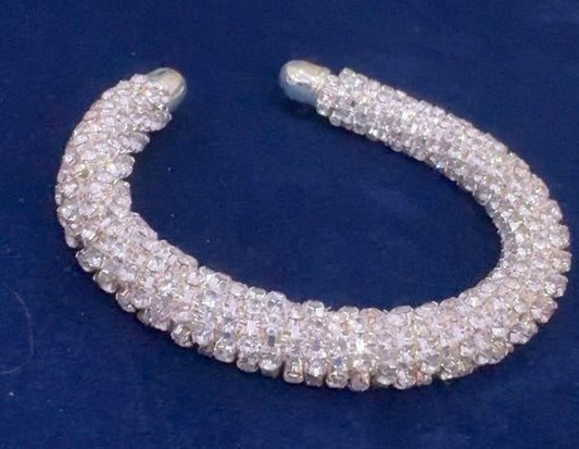 Crystal Luxe Sparkle Cuff Bracelet